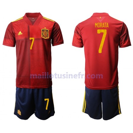 Maillot de Foot Espagne Morata 7 Domicile UEFA EURO 2020 - Enfant Maillot de Foot Espagne Morata 7 Domicile UEFA EURO 2020 - Enfant